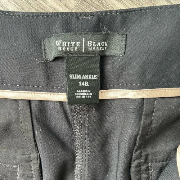 White House women’s dress slim ankle pant black size 14 - Picture 5 of 9